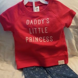 Carters 2pc Girls outfit